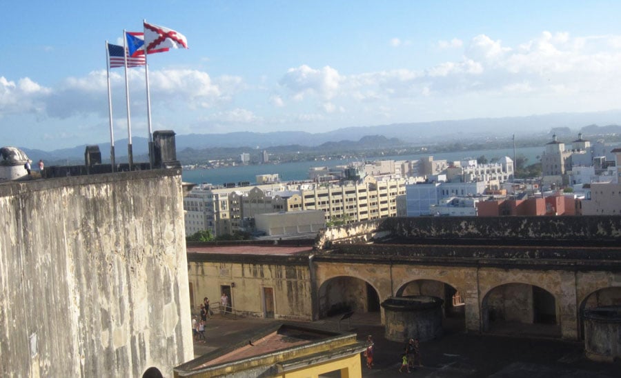 Vista desde lo alto del Castillo San CristÃ³bal