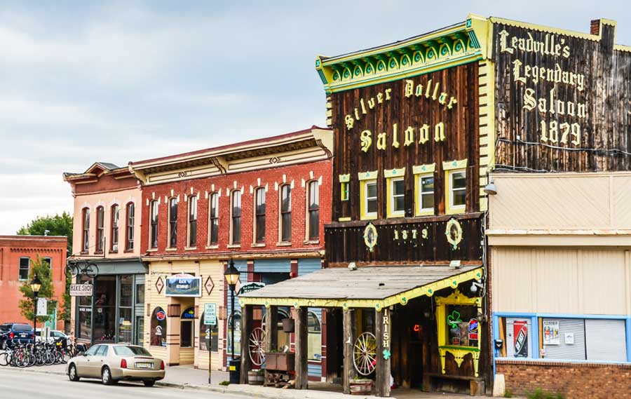 El Silver Dollar Saloon en Leadville desde el exterior