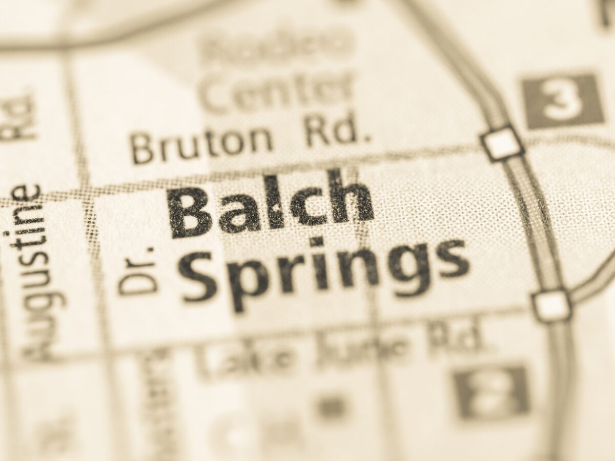 Manantiales de Balch.  Texas.  Estados Unidos En El Mapa.  - Noticias, lugares, comida, recreación y vida de Texas.