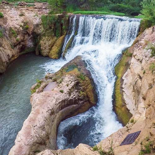 La taza del inodoro en Fossil Creek