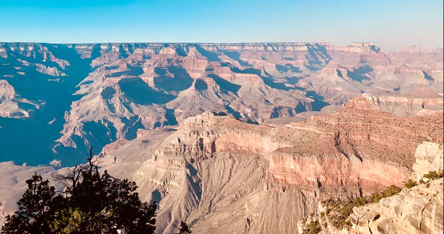 Vista panorámica del Parque Nacional del Gran Cañón
